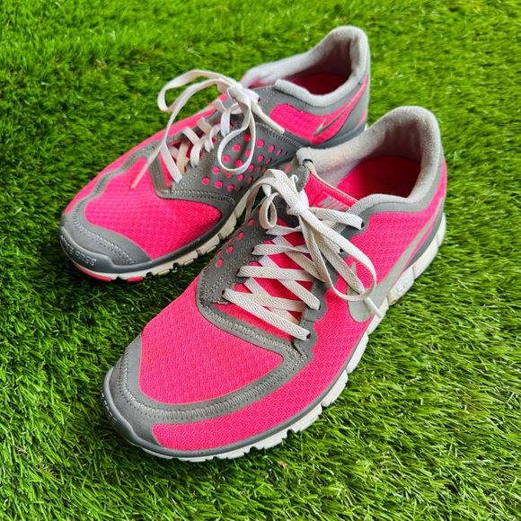 Nike Shoes - Women's Pink and Gray Athletic Shoes